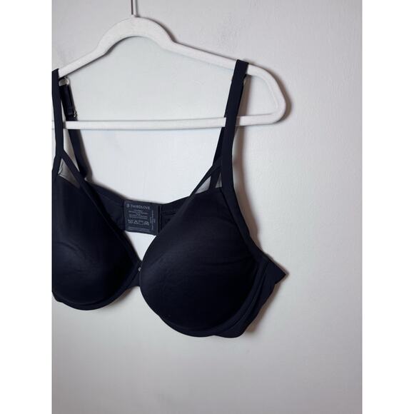 Thirdlove Classic Contour Plunge Bra Black Size 44C - Picture 7 of 13